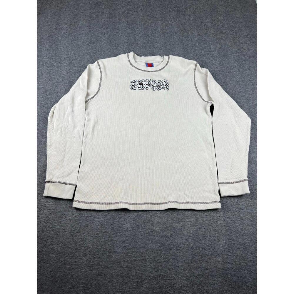 Empyre White Long Sleeve Thermal Shirt Size Medium
